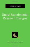 Quasi-Experimental Research Designs  cover art