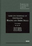 Cases and Materials on Contracts Making and Doing Deals 3rd 9780314272386 Front Cover