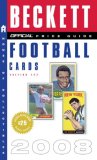Official Beckett Price Guide to Football Cards 2008 27th 2007 Large Type  9780375722387 Front Cover