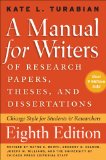 Manual for Writers of Research Papers, Theses, and Dissertations, Eighth Edition Chicago Style for Students and Researchers cover art