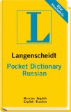 Langenscheidt Pocket Dictionary Russian 2011 9783468981388 Front Cover