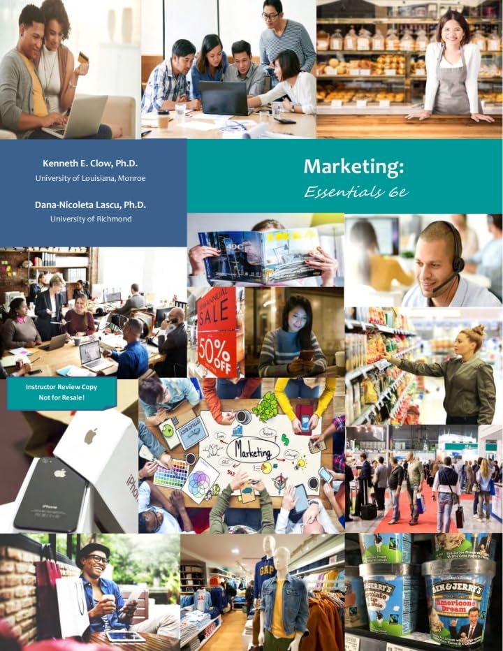 Marketing: Essentials 6th 9780996996389 Front Cover