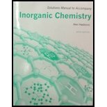 Solutions Manual for Inorganic Chemistry:  cover art