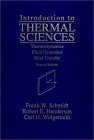 Introduction to Thermal Sciences Thermodynamics Fluid Dynamics Heat Transfer cover art