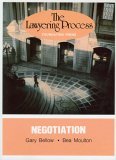 Lawyering Process Negotiation  9780882770390 Front Cover
