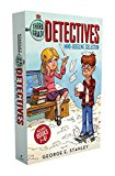 Third-Grade Detectives Mind-Boggling Collection (Boxed Set) The Clue of the Left-Handed Envelope; the Puzzle of the Pretty Pink Handkerchief; the Mystery of the Hairy Tomatoes; the Cobweb Confession; the Riddle of the Stolen Sand; the Secret of the Green Skin  9781481477390 Front Cover