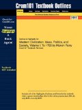 Outlines and Highlights for Western Civilization Ideas, Politics, and Society, Volume I 9th 2014 9781616545390 Front Cover