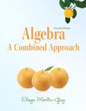 Algebra A Combined Approach cover art
