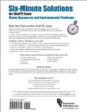 Six-Minute Solutions for Civil PE Exam Water Resources and Environmental Problems cover art