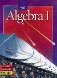 Algebra 1 2004 9780030700392 Front Cover