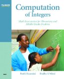 Computation of Integers Math Intervention for Elementary and Middle Grades Students cover art