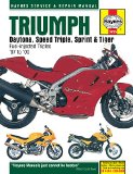 Triumph Daytona, Speed Triple, Sprint and Tiger 885/955cc '97 To '05  9780857339393 Front Cover