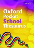 Oxford Pocket School Thesaurus  9780199115396 Front Cover