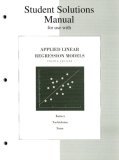 Student Solutions Manual for Applied Linear Regression Models  cover art