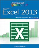Teach Yourself VISUALLY Excel 2013  cover art