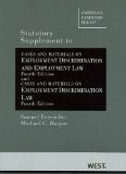 Statutory Supplement to Cases and Materials on Employment Discrimination and Employment Law  cover art