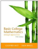 Basic College Mathematics Through Applications 