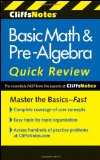 CliffsNotes Basic Math and Pre-Algebra Quick Review  cover art