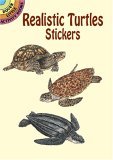 Realistic Turtles Stickers 1999 9780486407401 Front Cover