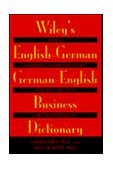 Wiley's English-German, German-English Business Dictionary 1995 9780471121404 Front Cover
