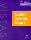 Vistas 5e Student Activities Manual  9781626806405 Front Cover