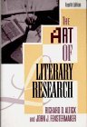 Art of Literary Research  cover art