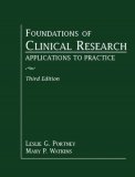 Foundations of Clinical Research Applications to Practice cover art