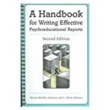 Handbook for Writing Effective Psychoeducational Reports  cover art