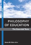 Philosophy of Education The Essential Texts cover art