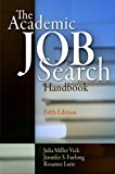 Academic Job Search Handbook 5th 9780812223408 Front Cover