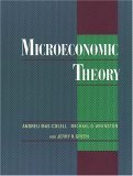 Microeconomic Theory 1995 9780195073409 Front Cover
