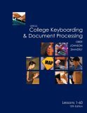 Gregg College Keyboarding and Document Processing (GDP), Lessons 1-60 Text 10th 9780072963410 Front Cover