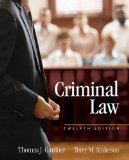 Criminal Law: 2014 9781285458410 Front Cover