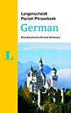 Langenscheidt Pocket Phrasebook German 2nd 9783468989414 Front Cover
