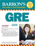 Barron's GRE Graduate Record Examination 17th 2007 9780764135415 Front Cover