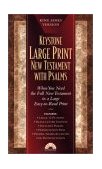 Large Print New Testament with Psalms King James Version cover art