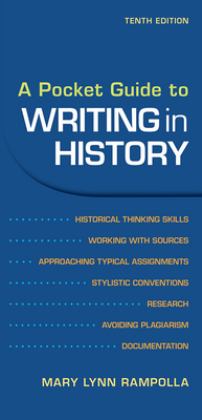 A Pocket Guide to Writing in History: 10th 9781319244415 Front Cover