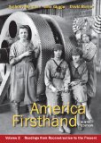 America Firsthand Readings from Reconstruction to the Present cover art