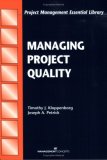 Managing Project Quality  cover art