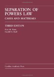 Separation of Powers Law Cases and Materials cover art