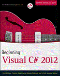 Beginning Visual C# 2012 Programming  cover art