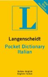 Langenscheidt Pocket Dictionary Italian 2nd 2011 9783468981418 Front Cover