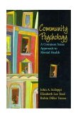 Community Psychology A Common Sense Approach to Mental Health cover art