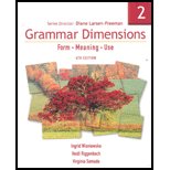 Grammar Dimensions 2 Form, Meaning, Use