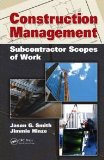 Construction Management Subcontractor Scopes of Work  9781439809419 Front Cover