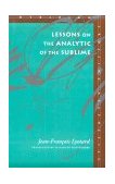 Lessons on the Analytic of the Sublime  9780804722421 Front Cover
