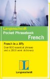 Langenscheidt Pocket Phrasebook French 2011 9783468989421 Front Cover