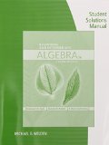 Student Solutions Manual for Karr/Massey/Gustafson's Beginning and Intermediate Algebra: a Guided Approach, 7th  cover art
