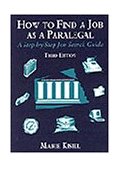 How to Find a Job As a Paralegal 3rd 1996 Revised  9780314067425 Front Cover