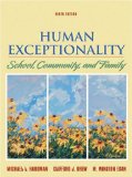 Human Exceptionality School, Community, and Family 9th 2007 9780618920426 Front Cover